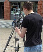 Shooting on location