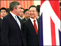 Gordon Brown in China