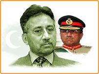 وردی کے بغیر مشرف