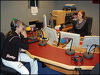 Neme in the BBC Norfolk studio