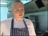 O chef do pub The Pigs, Tim Abbott