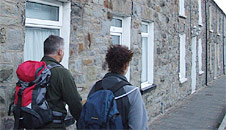 The terraced streets in Treherbert