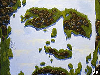 صدر بش کا پوسٹر