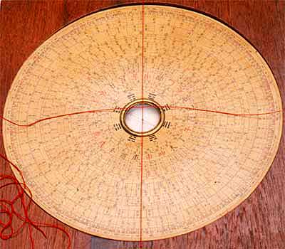 Chinese geomancer's compass