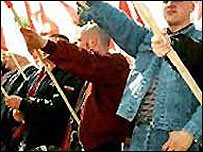 Manifestação neonazista