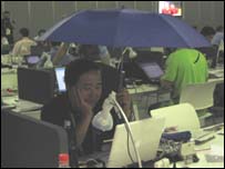 World Cup journos rained in in Stuttgart