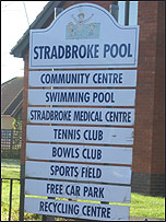 Stradbroke Pool sign