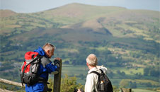 views over the Shropshire Hills