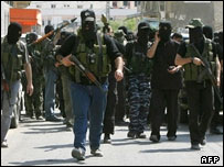 افراد حماس در غزه