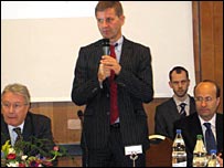 Norway Minister Erik Solheim in Geneva talks