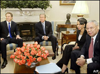 بلیئر اور بش