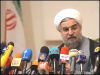 آیت الله خامنه ای، هاشمی رفسنجانی، روحانی