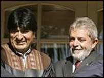 Evo Morales e Lula