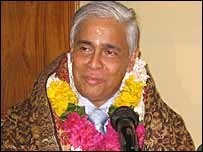 CJ Sarath Silva attending a Hindu function (Library photo)