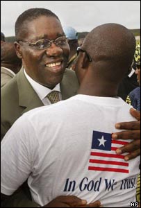 O ex-presidente liberiano Charles Taylor