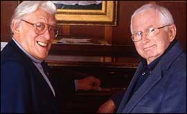 Picture: Jimmy Perry and  David Croft.