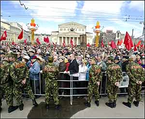 साम्यवाद के गढ़ रहे रूस में मई दिवस