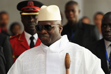 President of Gambia Yahya Jammeh