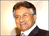 صدرِ پاکستان جنرل پرویز مشرف