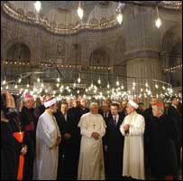 پوپ بینیڈکٹ مسجد میں