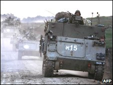 نیروهای اسرائیلی در نوار غزه