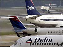 Aviôes da empresa americana Delta Airlines 