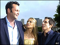 Vince Vaughn, Christine Taylor e Ben Stiller
