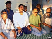 Os sete reféns presos no Iraque