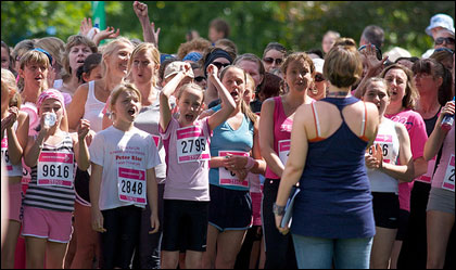 Race for Life start line