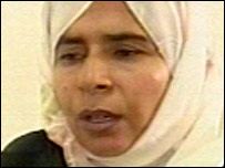 Bombacı zanlısı Sacide Mübarek Atrus el Rişavi, Ürdün televizyonunda