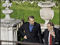 علی لاریجانی و خاویر سولانا