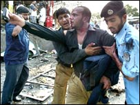 اسلام آباد دھماکے کا زخمی