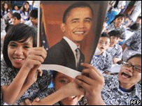 Học sinh trường mà ông Obama từng học tại Indonesia hoan nghênh chiến thắng của ông