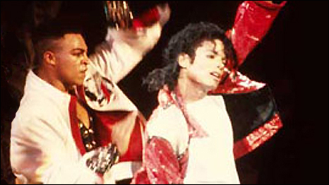 choreographer Lavelle Smith Junior dancing with Michael Jackson