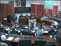 جلسه پارلمان فلسطين