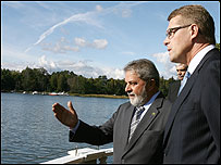Presidente Lula conversa com primeiro-ministro finlandês Matti Vanhanen (Foto: Ricardo Stuckert/PR - Ag. Brasil)