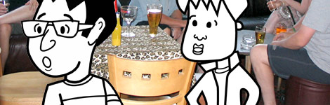 Khalid and Tim in the pub