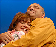 Linda Gray and John Bowe