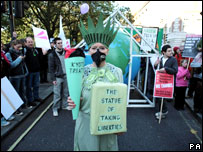 تظاهرات در لندن 