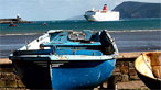 A fishing boat at Fishguard