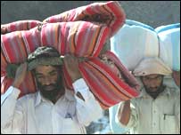 زلزلے کے متاثرین