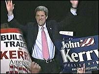 جان کیری صدر بش کے لئے چیلنج