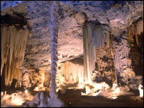 Cavernas Cango, na África do Sul (foto: divulgação)