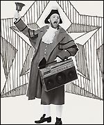 Kid Acne dressed as a Town Crier