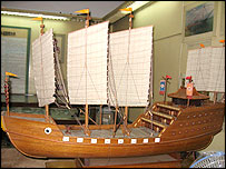 Mô hình tàu của Trịnh Hòa
