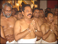 President Mahinda Rajapaksa in Jaffna