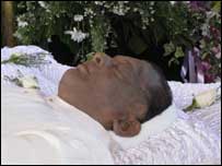 Minister Fernandopulle's body
