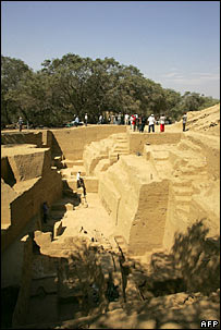 Local das escavações