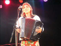 Emily Smith performing at Solfest