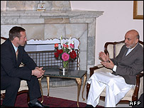 وزير خارجه کانادا در ديدار با حامد کرزی